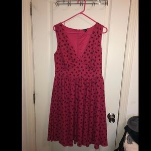 Torrid Hot Pink Butterfly Dress
